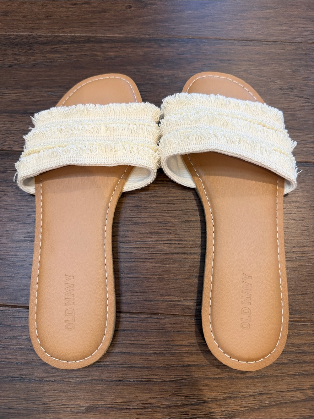 Old Navy Fringe and Beaded Sandals Size 6.5 - C54-006 - Picture 2 of 4